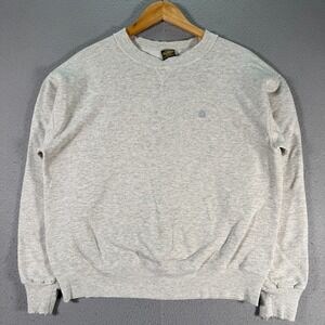 Vintage Oshkosh B'Gosh Crewneck‎ Sweatshirt Adult Medium Gray Cotton Sweats USA
